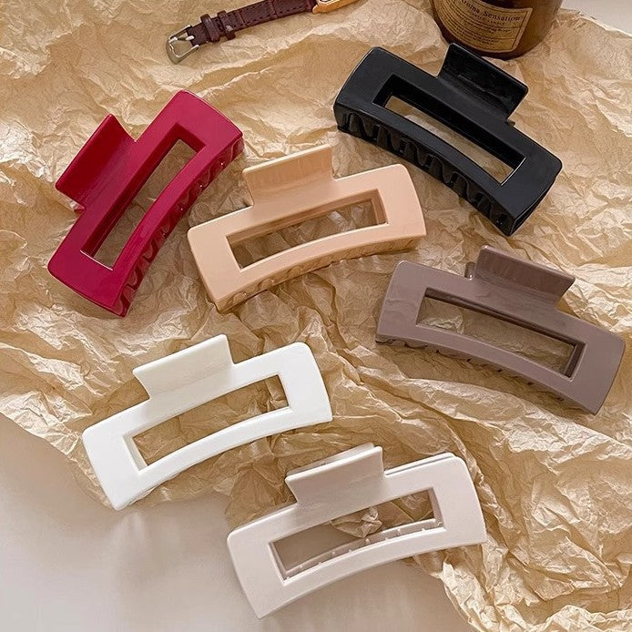 Soft Silicone Square Hair Clip
