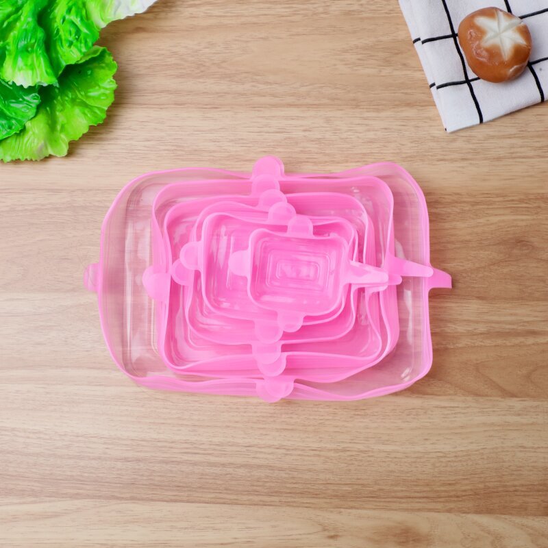 Silicone Food Storage Cover Set 6-Piece