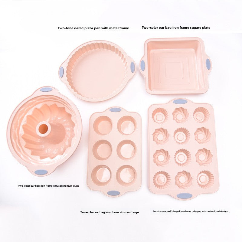 40-Piece Silicone Cake Mold Baking Tool Set