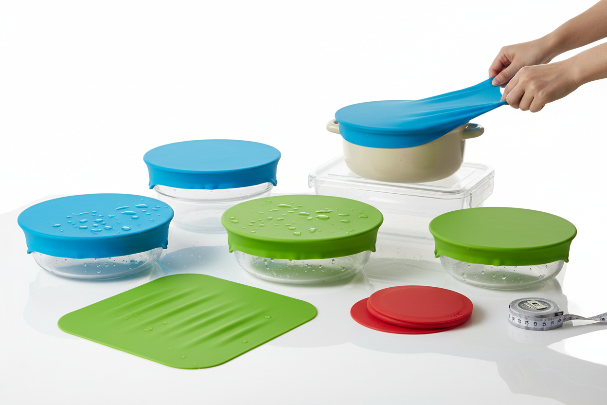 silicone stretch pot covers